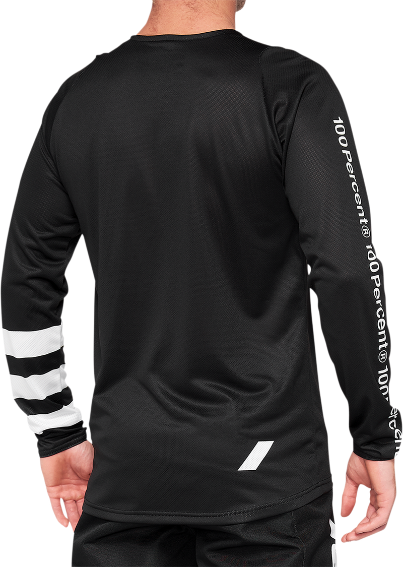 Load image into Gallery viewer, 100% R-Core Jersey - Long-Sleeve - Black - Small 41104-001-10
