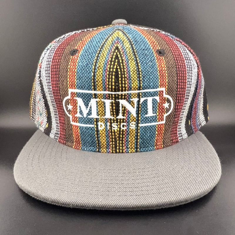 Load image into Gallery viewer, Flat Bill Snapback Hat - Aztec - Mint Discs
