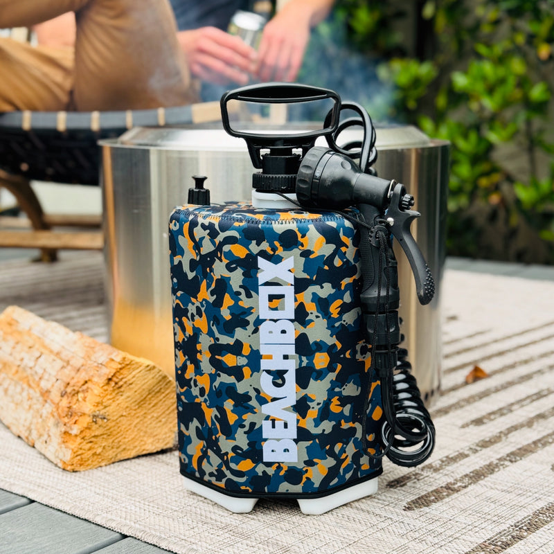 Load image into Gallery viewer, BeachBox Portable Shower Tank - &#39;Camo&#39;
