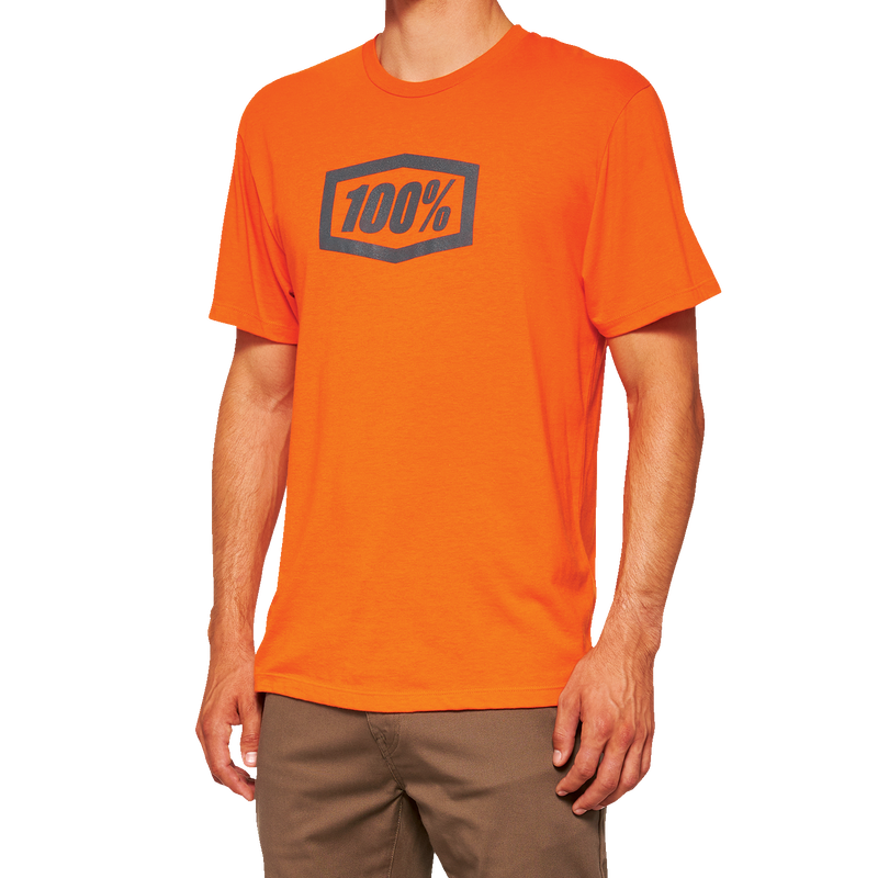 Load image into Gallery viewer, 100% Icon T-Shirt - Orange - XL 20000-00043
