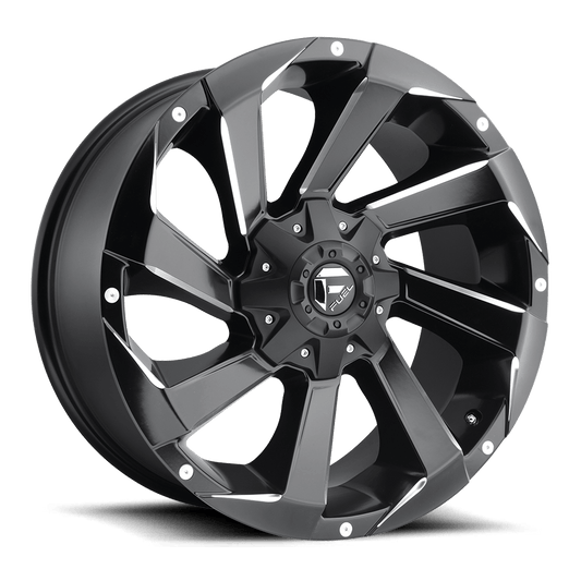 Fuel 1 Pc D592 Razor Matte Black Milled