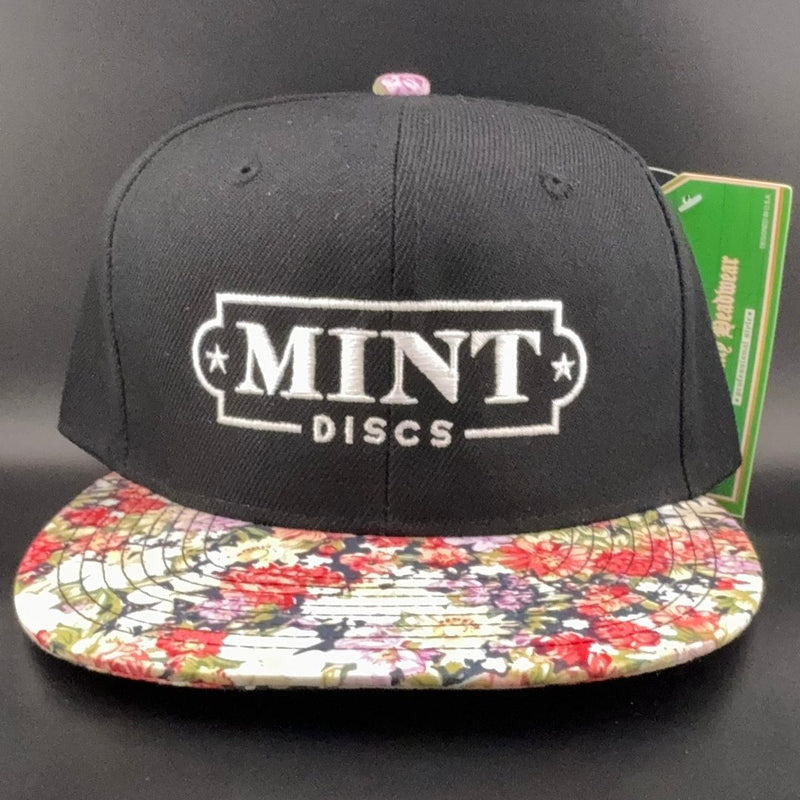 Load image into Gallery viewer, Flat Bill Snapback Hat - Fancy Print - Mint Discs
