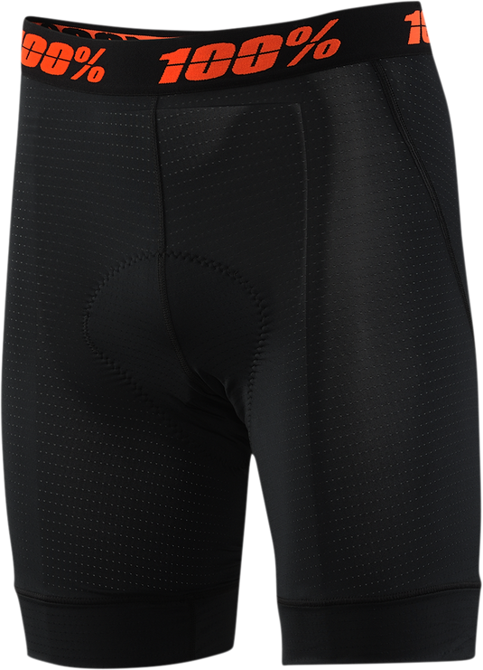 100% Youth Crux Liner Shorts - Black - US 24 40049-00001