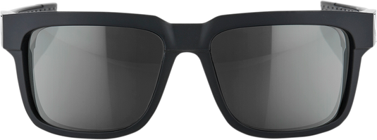 100% Type-S Sunglasses - Black - Smoke 61032-100-57