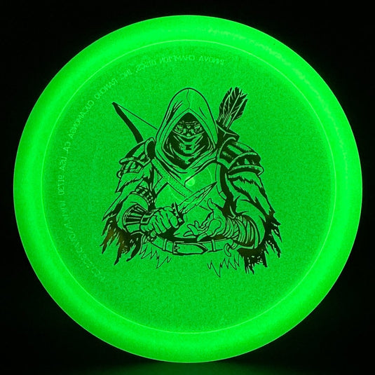 Classic Glow Champion Fairway Disc - Dark Rebel