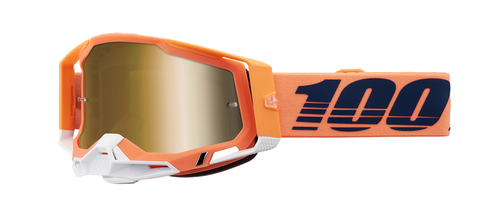 100% Racecraft 2 Goggles - Coral - True Gold Mirror 50010-00018