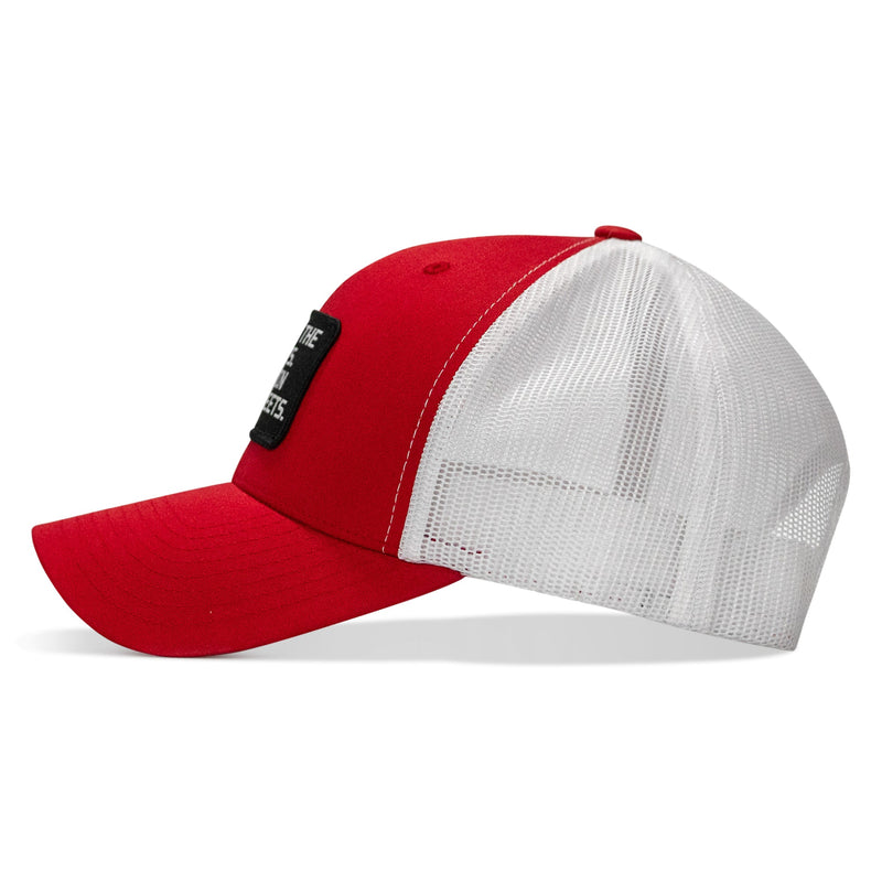 Load image into Gallery viewer, Dad In The Streets. Daddy In The Sheets. Black Patch Snapback Hat
