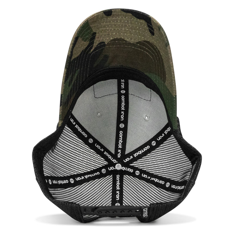 Load image into Gallery viewer, Dad In The Streets. Daddy In The Sheets. White Patch Snapback Hat
