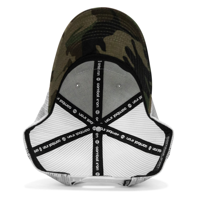 Load image into Gallery viewer, Dad In The Streets. Daddy In The Sheets. White Patch Snapback Hat

