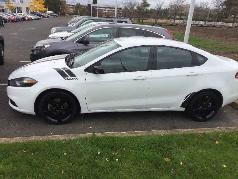 Load image into Gallery viewer, Fender Slash Decals for 2013-2016 Dodge Dart (x2)
