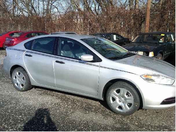 Load image into Gallery viewer, &quot;DART&quot; Side Stripe Decals for 2013-2016 Dodge Dart (x2)
