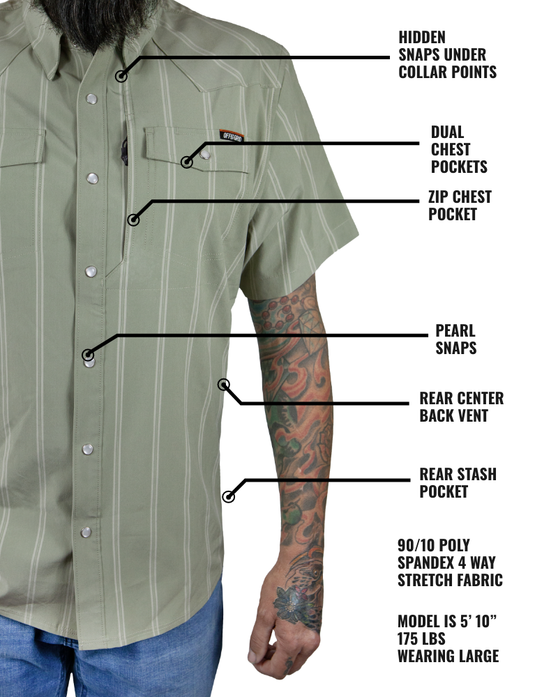 Load image into Gallery viewer, Daryll SS Shirt - Sage Green
