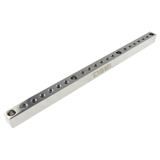 Chrome Plated Distribution Bar Block 3x 1/0-GA and 15 x 2/0-GA Direct Bolt Down Type 19