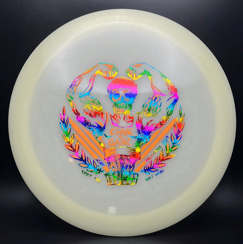 Load image into Gallery viewer, Nocturnal Phoenix - "Chains 4 Gains" by ZAM Keep Disc Golf Weird
