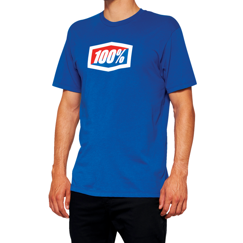 Load image into Gallery viewer, 100% Official T-Shirt - Royal Blue - Large 20000-00017
