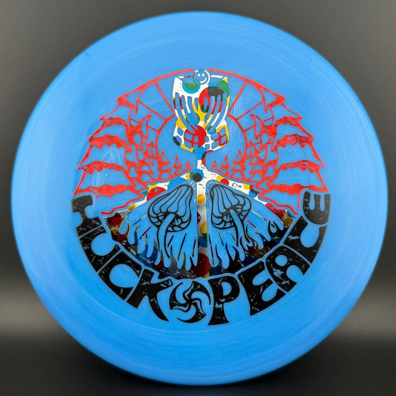 Load image into Gallery viewer, Soft Neo Spore - Huk Lab Peace Triple Foil Stamp
