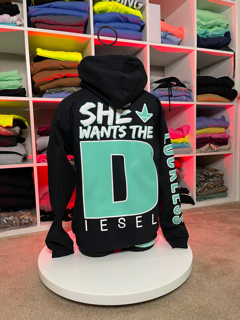 Load image into Gallery viewer, She Wants the Diesel Hoodie
