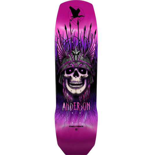 Powell Peralta Pro Andy Anderson Heron 7-Ply Maple Skateboard Deck - 9.13″ Pink Foil **PRE-ORDER**