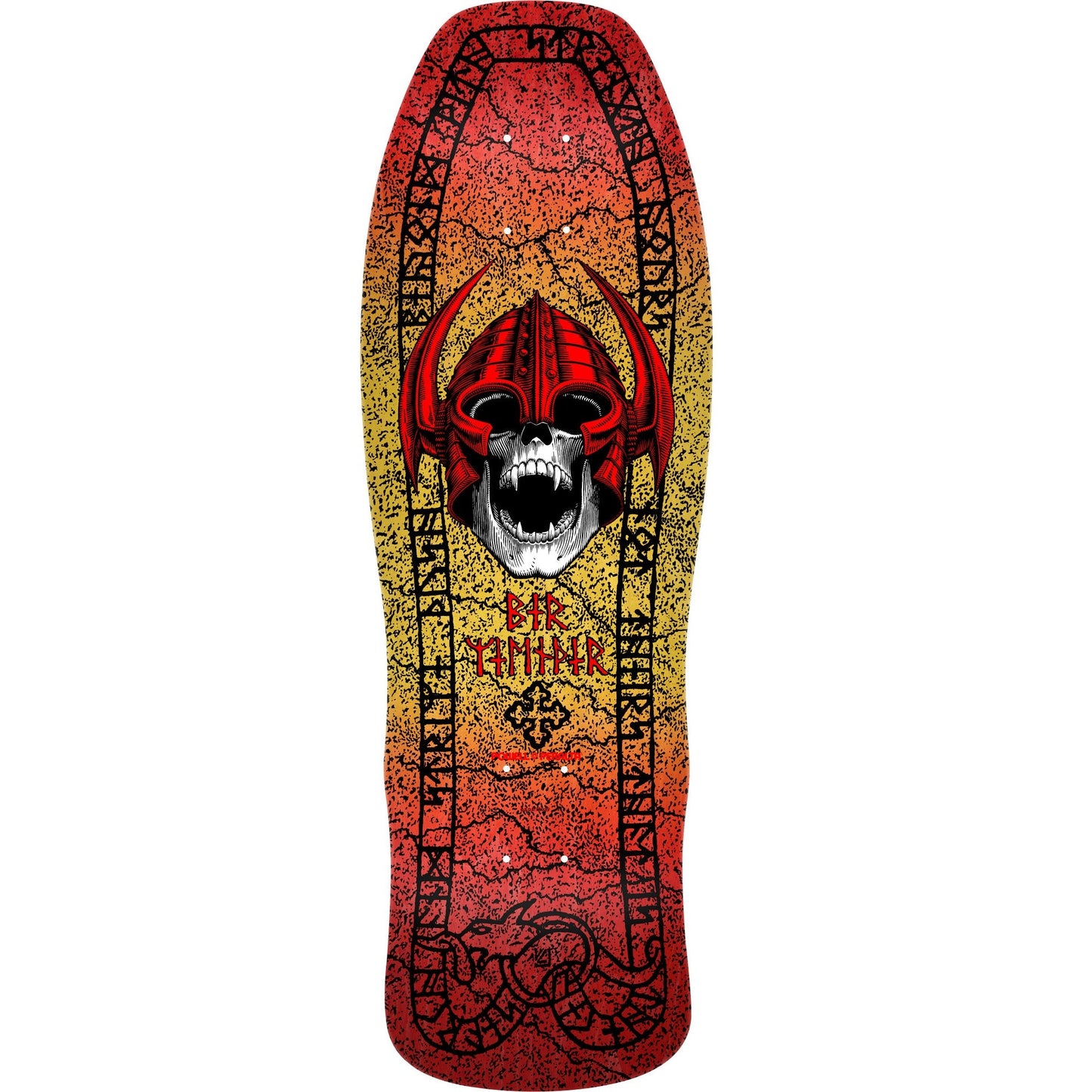 Powell Peralta Welinder Classic Skateboard Deck - 9.62" Red/Yellow Fade **PRE-ORDER**