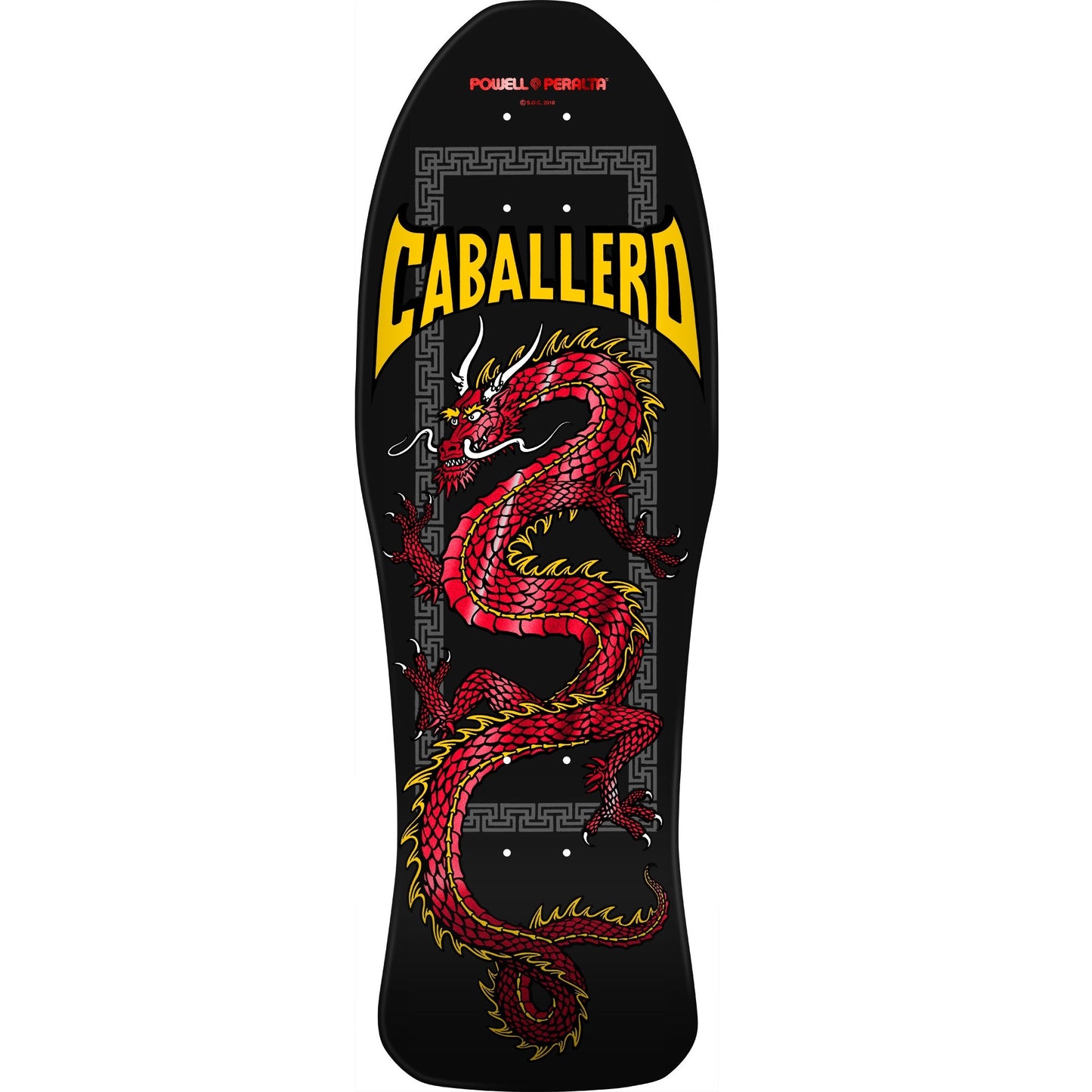 Powell Peralta Steve Caballero Chinese Dragon Reissue Skateboard Deck - 10″ Red Foil **PRE-ORDER**
