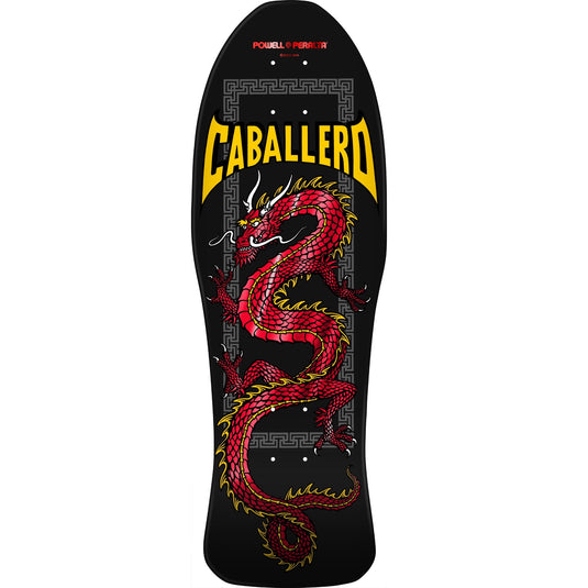 Powell Peralta Steve Caballero Chinese Dragon Reissue Skateboard Deck - 10″ Red Foil
