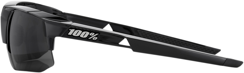 Load image into Gallery viewer, 100% Speedcoupe Sunglasses - Black - Gray Polarized 61031-001-47
