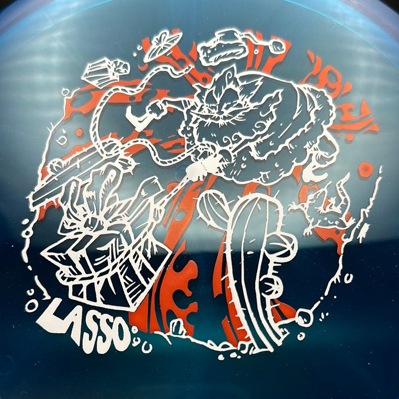 Load image into Gallery viewer, Eternal Lasso - Christmas Stamp by Jef Wind
