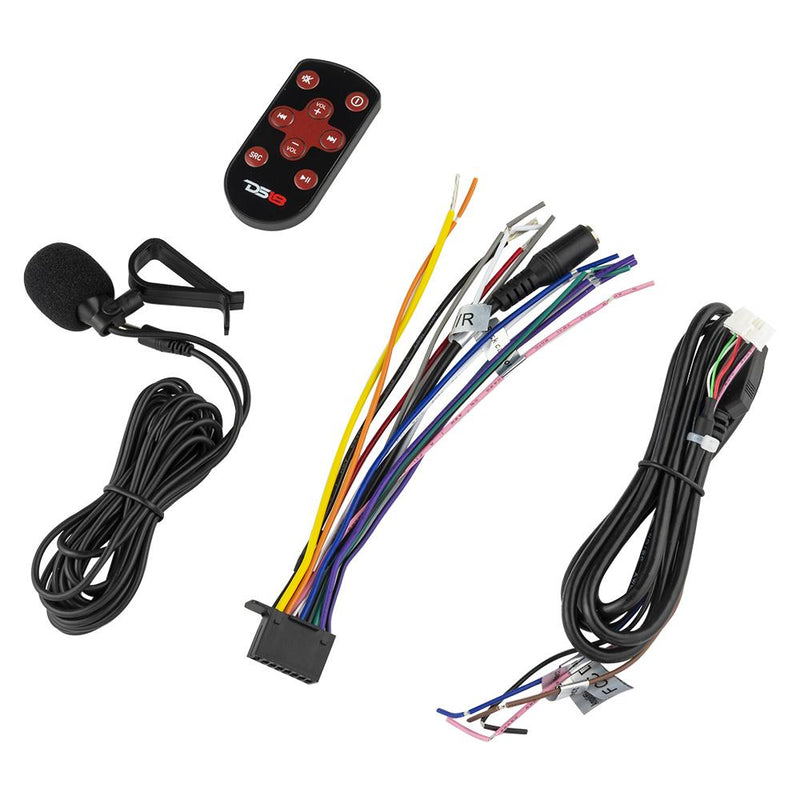 Load image into Gallery viewer, 6.9" Touchscreen Mechless Double-DIN Headunit with Bluetooth, USB and Mirror Link
