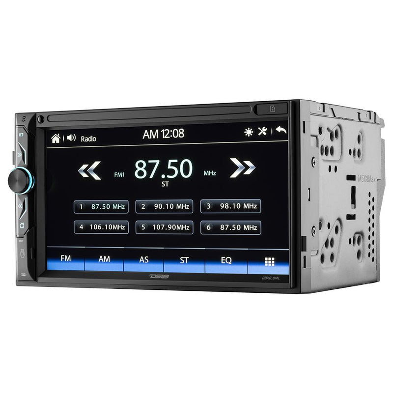 Load image into Gallery viewer, 6.9" Touchscreen Mechless Double-DIN Headunit with Bluetooth, USB and Mirror Link
