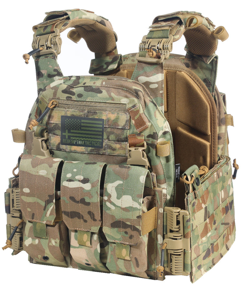 Load image into Gallery viewer, Archangel 2.0 FULL KIT Armor COMBO PACKAGE LIGHTWEIGHT LEVEL IV  (2) 10x12 Front/Back Plates (2) 6x8 Side Plates, Archangel Placard (Level IIIA)

