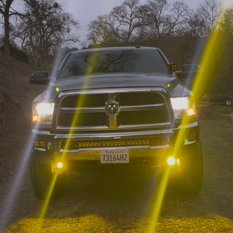 Load image into Gallery viewer, Ram 2500 &amp; 3500 Steerable Knuckle Pod Light Mounts (2014-2018)
