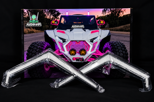 Polaris RZR Pro Series RGBW LED Chasing Fang Lights | App Control & Turn Signal Sync