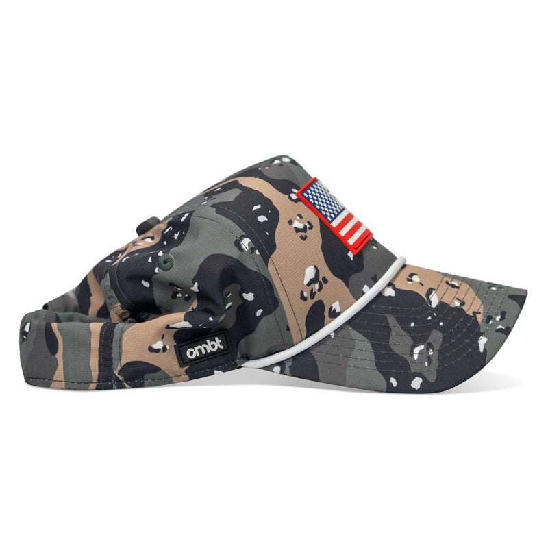 Load image into Gallery viewer, American Flag PVC Patch Waterproof Weekender Snapback
