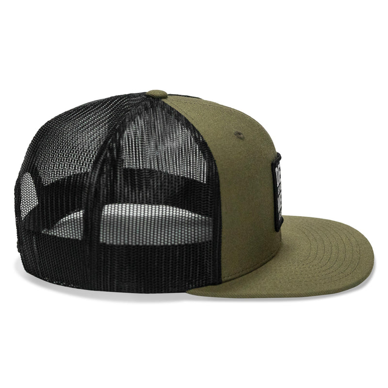 Load image into Gallery viewer, Death Is Promised. Mercy Is Earned Patch Flatbill Hat
