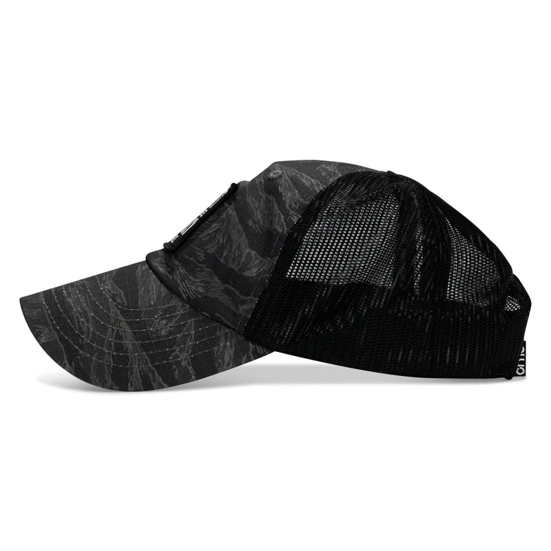 Load image into Gallery viewer, Death Is Promised. Mercy Is Earned Patch. Tactical Ripstop Mesh Snapback Hat
