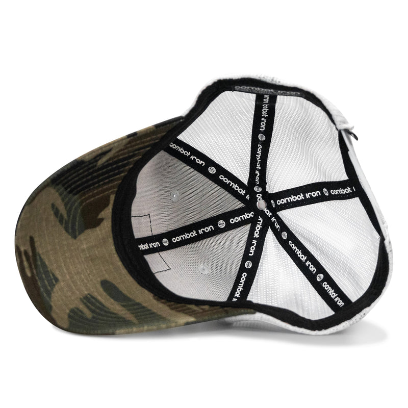 Load image into Gallery viewer, Death Is Promised. Mercy Is Earned Patch Snapback Hat
