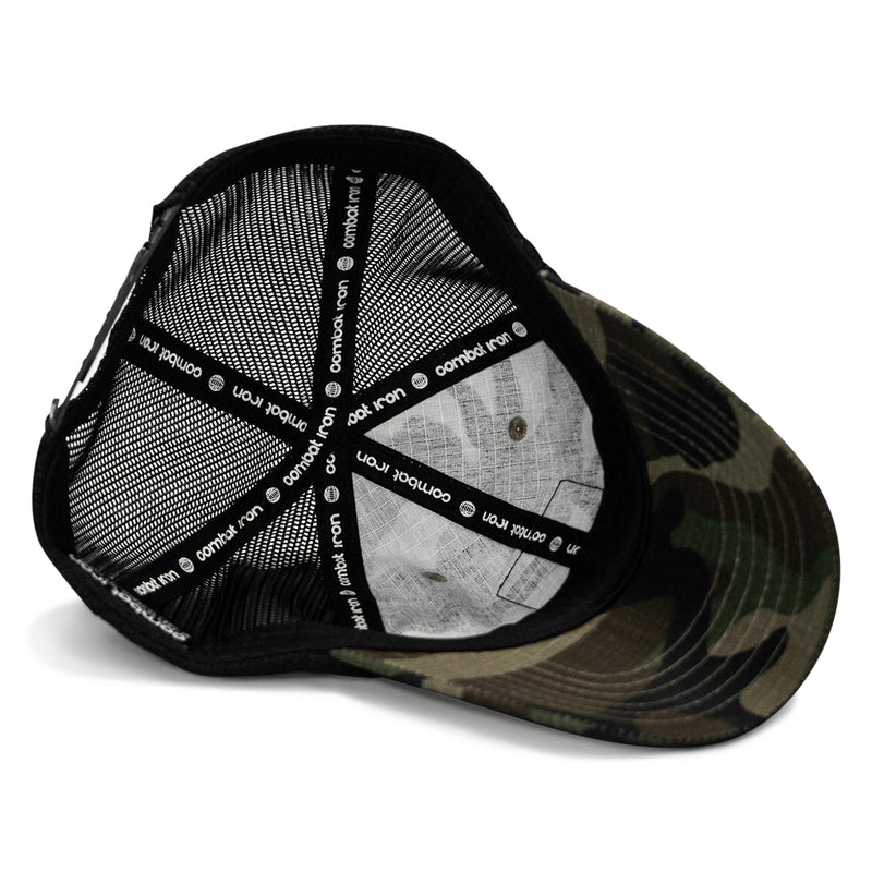 Load image into Gallery viewer, Death Is Promised. Mercy Is Earned Patch. Tactical Ripstop Mesh Snapback Hat
