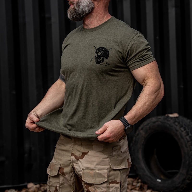 Load image into Gallery viewer, Death Is Promised. Mercy Is Earned Men's T-Shirt
