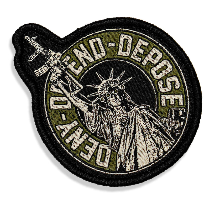 Load image into Gallery viewer, Deny. Defend. Depose. Velcro Patch
