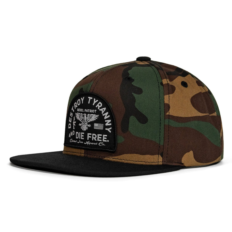 Load image into Gallery viewer, Destroy Tyranny FlatBill SnapBack Hat
