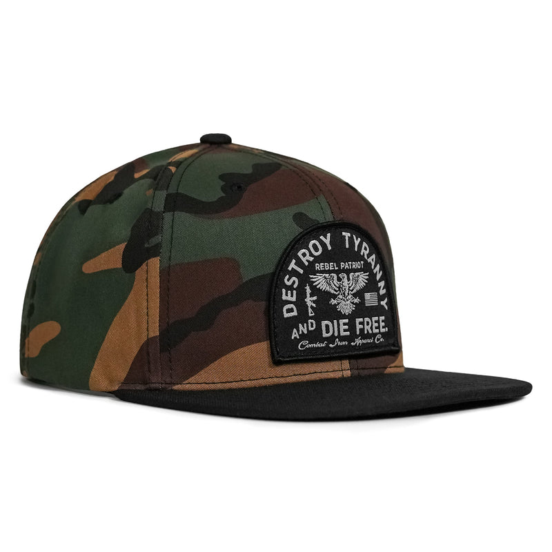 Load image into Gallery viewer, Destroy Tyranny FlatBill SnapBack Hat
