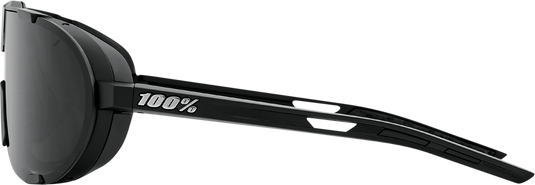 100% Westcraft Sunglasses - Matte Black - Smoke 61046-102-01