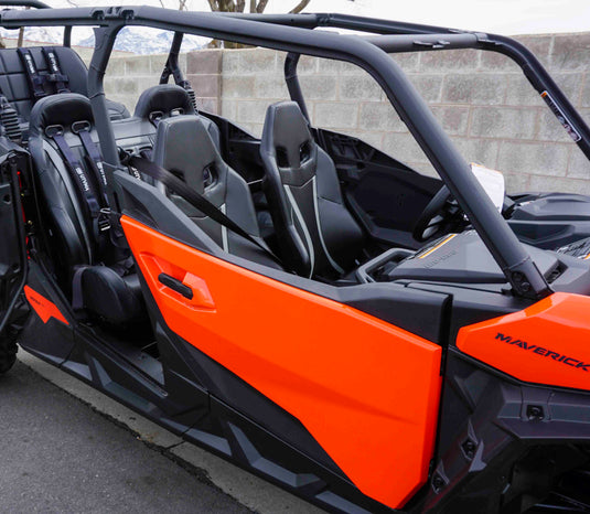 Maverick Sport Max Rear Bench with Harnesses (2019-2025)