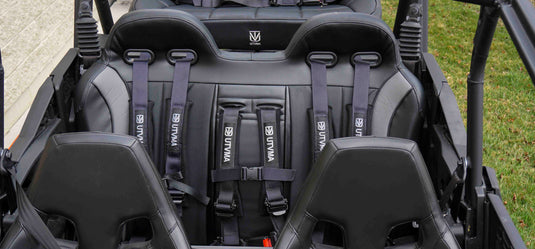 Maverick Sport Max Rear Bench with Harnesses (2019-2025)