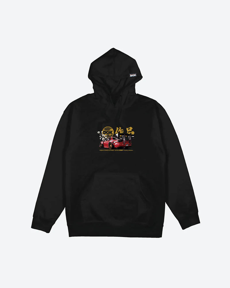 Load image into Gallery viewer, DGK Beauty And The Beast Hooded Fleece - Black
