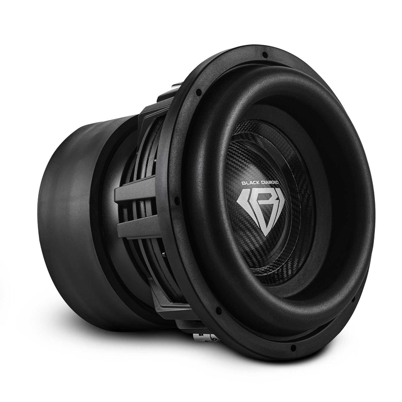 Load image into Gallery viewer, Black Diamond 12" High Excursion Subwoofer with Carbon Fiber Cone | 3500W RMS / 7000W MAX | Dual 1-Ohm Voice Coil

