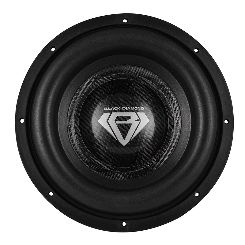 Load image into Gallery viewer, Black Diamond 12" High Excursion Subwoofer with Carbon Fiber Cone | 3500W RMS / 7000W MAX | Dual 1-Ohm Voice Coil
