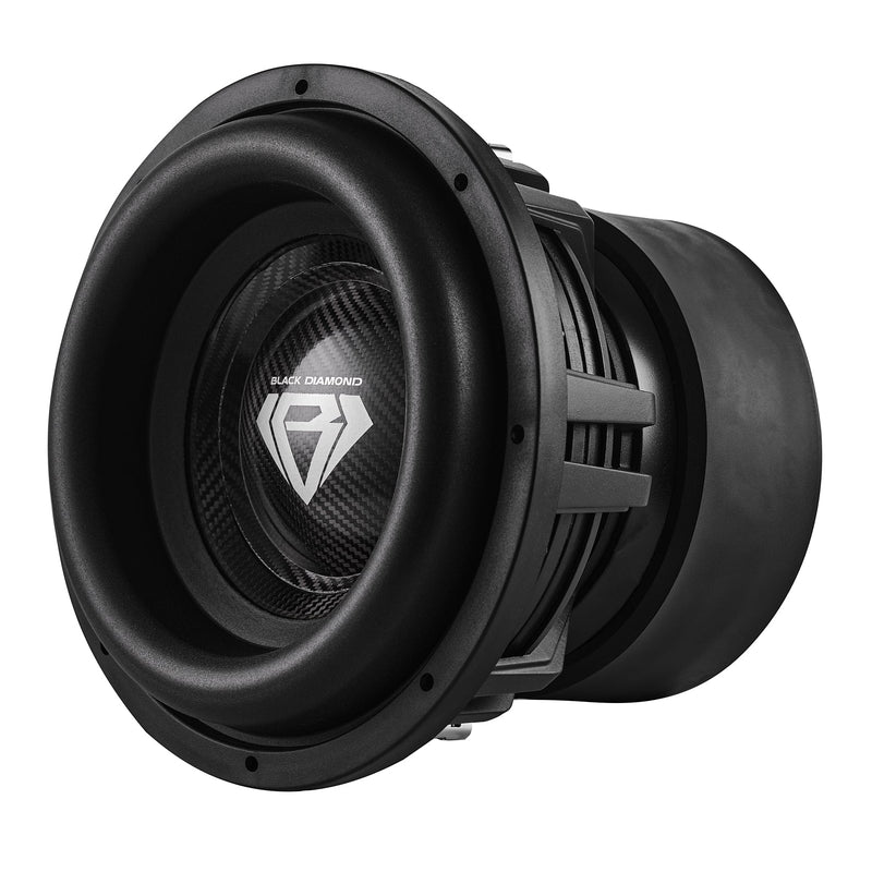 Load image into Gallery viewer, Black Diamond 12" High Excursion Subwoofer with Carbon Fiber Cone | 3500W RMS / 7000W MAX | Dual 1-Ohm Voice Coil
