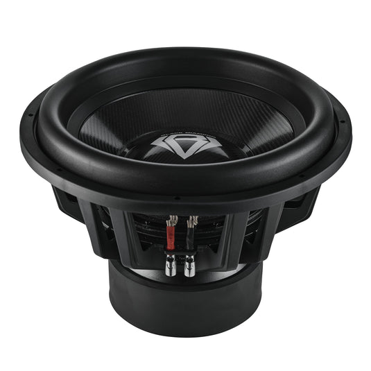 Black Diamond 18" High Excursion Subwoofer with Carbon Fiber Cone | 3500W RMS / 7000W Peak | Dual 2-Ohm Voice Coil