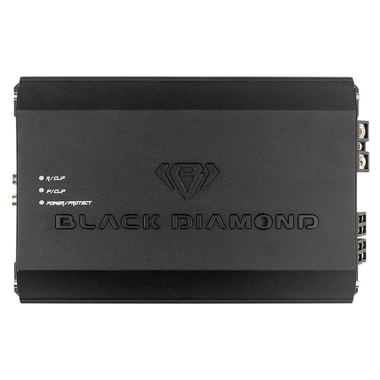 Black Diamond Class D 4-Channel Full Range Amplifier | 200W RMS X 4 at 4-Ohm